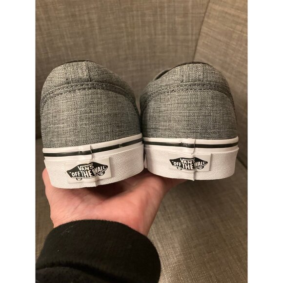 Men’s VANS Gray Canvas Asher Slip-Ons Size 12 NWOT - Picture 4 of 7